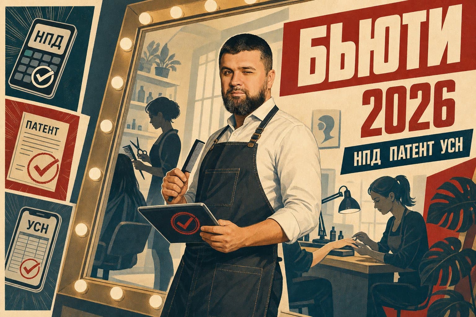 Налоги для бьюти-мастера в 2026 году: что выбрать и как оформить